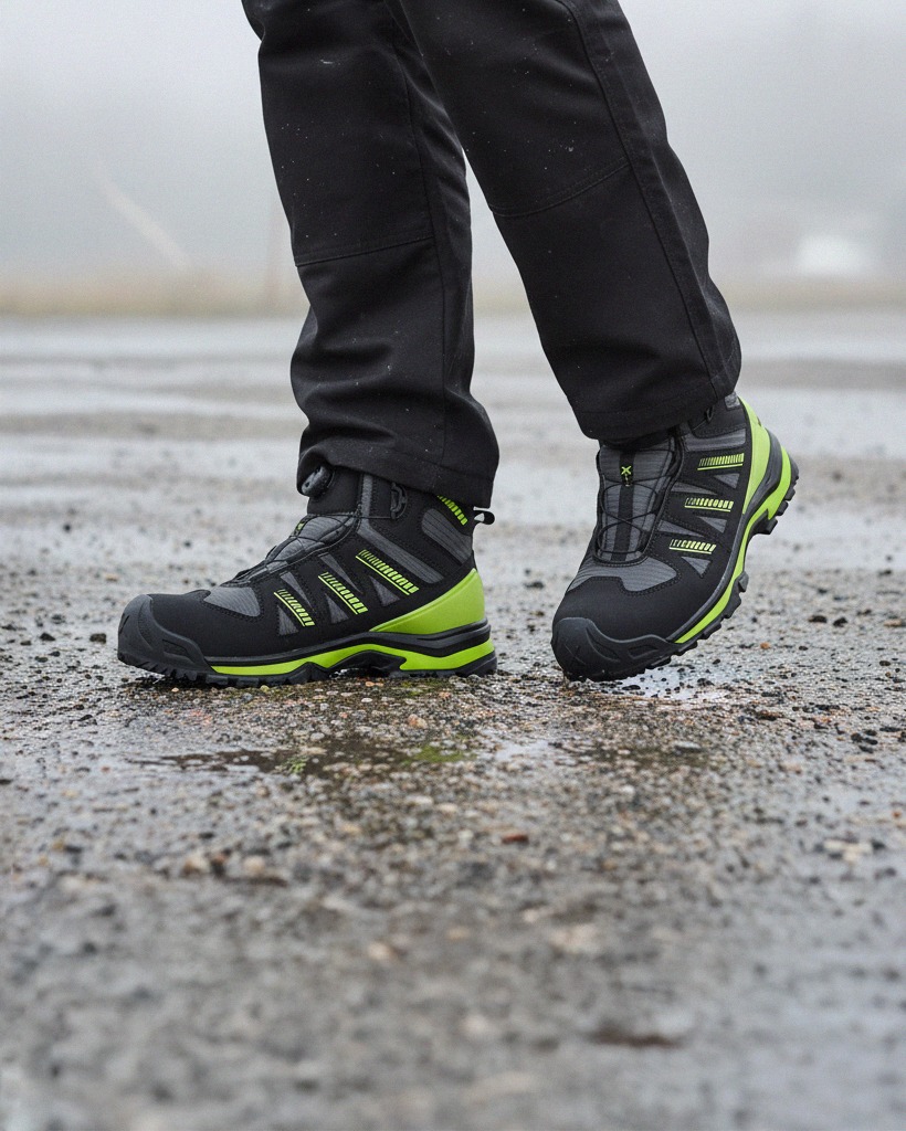 Det här är ingen vanlig arbetskänga – det här är X Rush. Vi utvecklade X Rush Safety Boot för dig som jobbar i skiftande miljöer och behöver en pålitlig känga som håller hela vägen – både när det är blött, halkigt eller fullt ös på arbetsplatsen.
Ovandelen i läder och ripstop ger en slitstark men följsam passform, med extra förstärkningar över häl och tå för att klara tuffa tag 👊 Tåhätta och spiktrampsskydd i kompositmaterial ger dig högsta skyddsnivå – utan att tynga ner foten.
Den halksäkra sulan i nitrilgummi är dessutom värmetålig och oljebeständig, och vårt unika membran ser till att foten håller sig torr i regn och slask – samtidigt som den andas när temperaturen stiger 🔥💧
X Rush är helt enkelt en känga du kan lita på – varje steg, varje dag.
Certifierad enligt EN 20345 S3 (WR, HRO, ESD, SRC) ✅