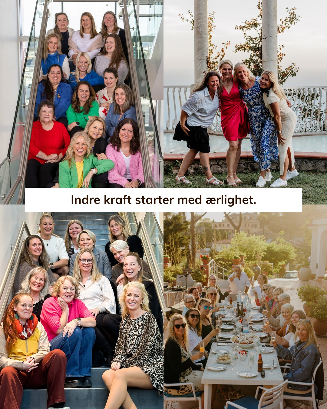 Det kommer et punkt i livet
hvor det ikke lenger handler om å bli mer –
men om å være mer ærlig.
Ærlig om hva du vil.
Ærlig om hva du tåler.
Ærlig om hvem du er i ferd med å bli.
Indre feminin kraft handler ikke om å gjøre mer.
Den handler om å stå stødig i egne valg.
Og om å velge det som er i tråd med deg - også når det krever mot.
Noen reiser tas best sammen med andre
som også velger bevisst, dybde og vekst.
✨ Hvis du er nysgjerrig på neste steg,
finner du mer informasjon om Elitegruppen min via linken i bio.