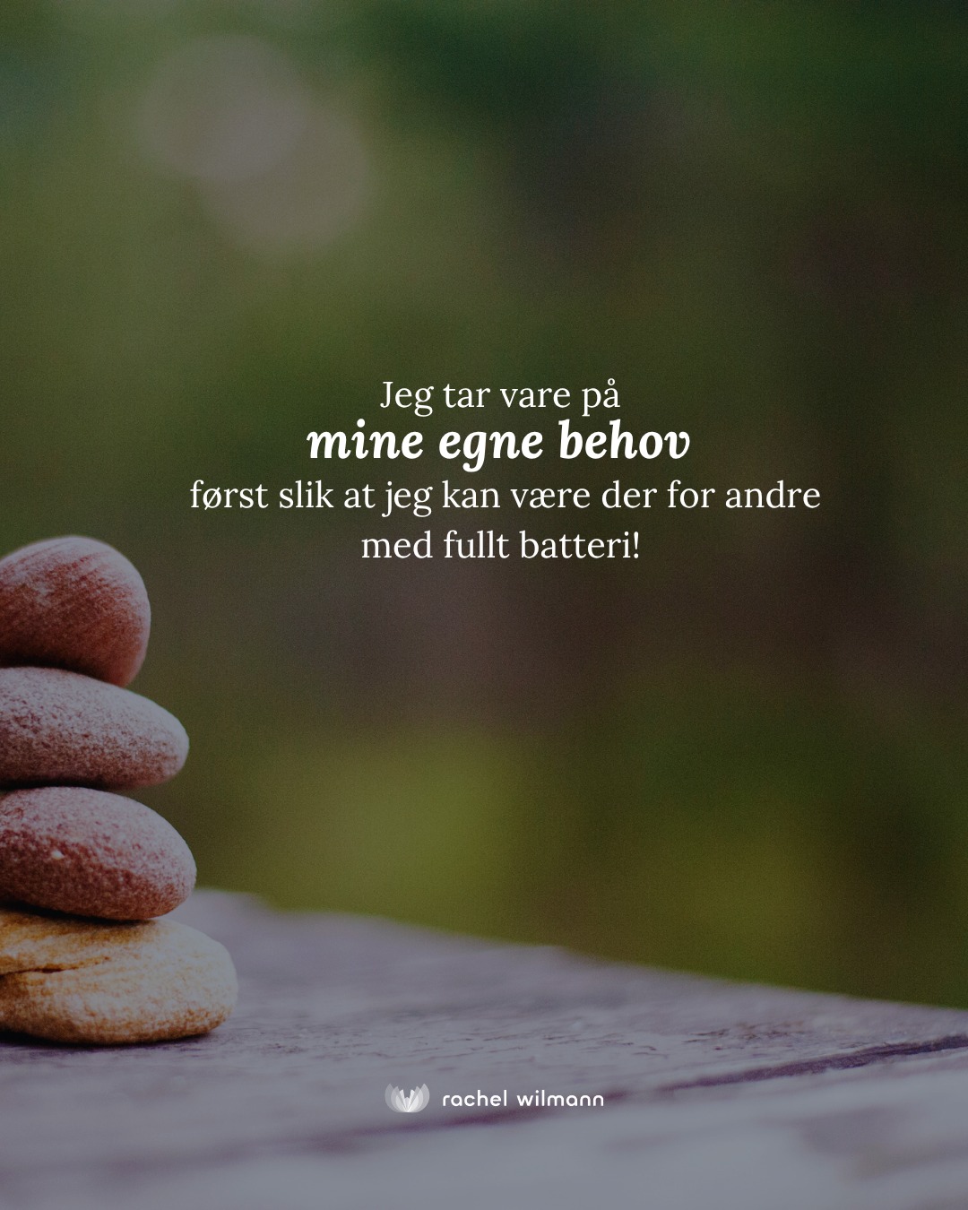 Fyll din egen kopp først. Det er ikke egoisme. Det er den eneste måten du har noe igjen å gi andre av.❤️ Enig?