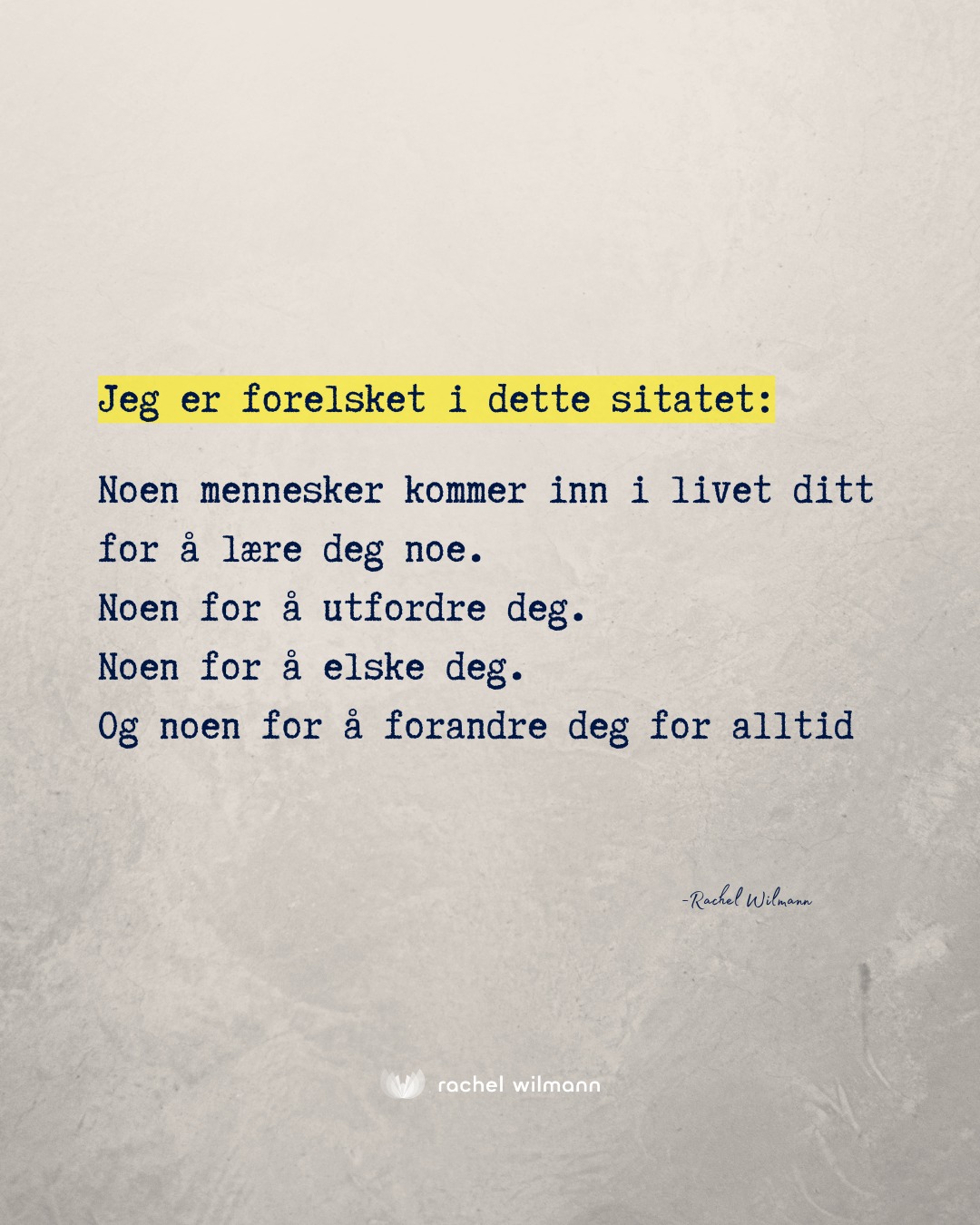 Send denne til en som forandret livet ditt 🫶