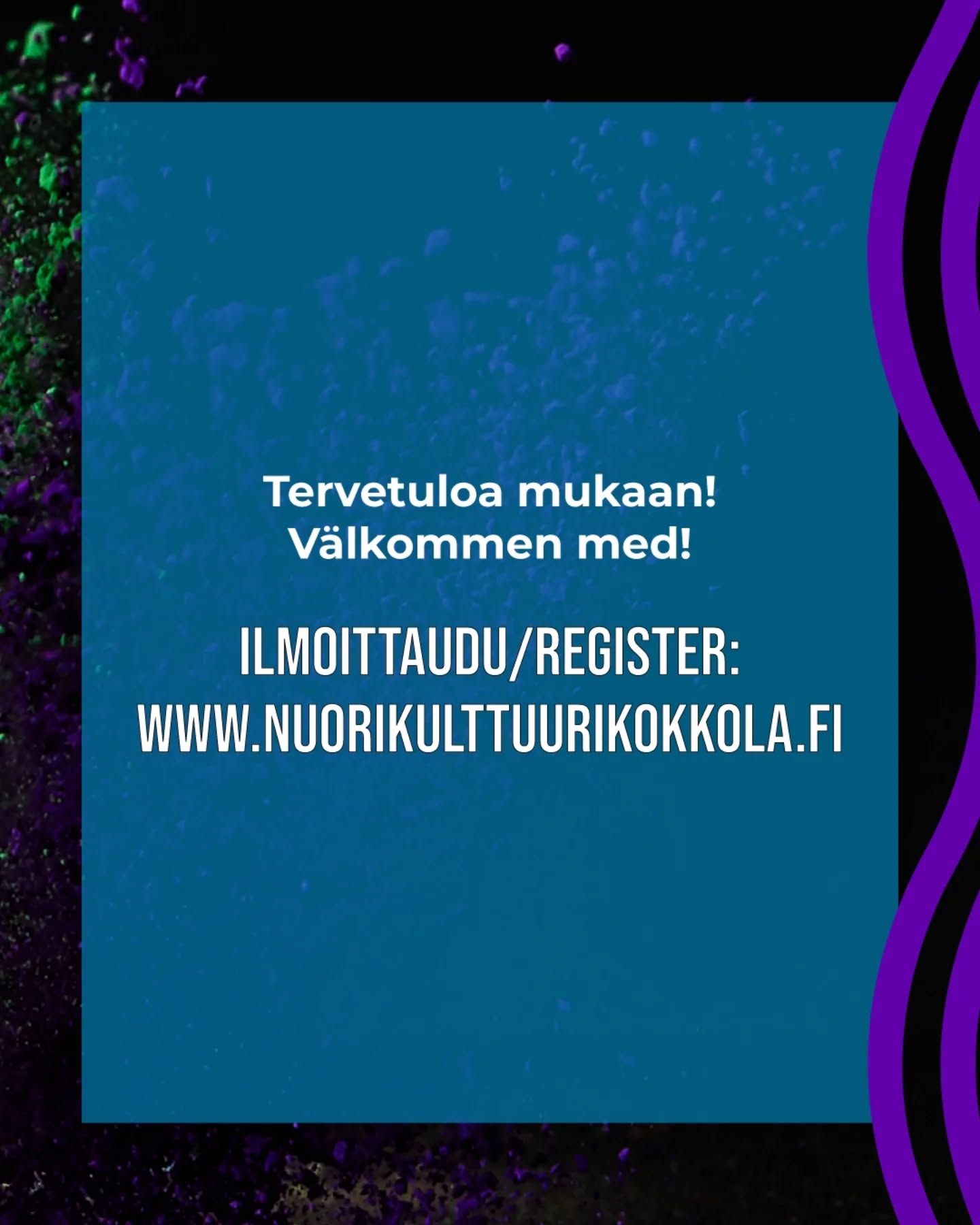 Kokkola/Karleby Nuori Kulttuuri 2025 työpajat | GRAFFITI/SEINÄMAALAUSTYÖPAJA | WORKSHOP I GRAFFITI OCH VÄGGMÅLNING
🇫🇮 Hermann Sebastian Schultz on vuonna 1994 syntynyt Tamperelainen ammattitaiteilija ja yrittäjä.
Schultz tunnetaan pääasiassa julkisista muraaleistaan ja seinämaalauksistaan.
Tällä hetkellä maisteritutkintoaan Helsingin Kuvataideakatemiassa suorittava Schultz sai lähtölaukauksen taideuralleen graffitiharrastuksesta noin 14 vuotta sitten Tampereen Pispalan hylätyllä tulitikkutehtaalla.
Nykyisin Schultzin tuotanto vaihtelee keski,- ja suurikokoisista öljymaalauksista suurikokoisiin julkisiin seinämaalauksiin.
👉✨ Ilmoittaudu työpajaan verkkosivuillamme www.nuorikulttuurikokkola.fi/ilmoittaudu, linkki löytyy myös biosta!
🇸🇪 Hermann Sebastian Schultz är en professionell konstnär och entreprenör från Tammerfors, född 1994.
Schultz är främst känd för sina offentliga muralmålningar och väggmålningar.
Schultz, som för tillfälle studerar för en masterexamen vid Konsthögskolan i Helsingfors, fick sin start i konstvärlden genom graffitikonst för cirka 14 år sedan i en övergiven tändsticksfabrik i Pispala i Tammerfors.
Idag varierar Schultz produktion från medelstora och stora oljemålningar till stora offentliga väggmålningar.
👉✨ Anmäl dig till workshopen via https://www.nuorikulttuurikokkola.fi/sv/5151-2/ – länken finns i bio!
Instagram: @h.s.schultz
Kotisivut/hemsida: www.hsschultz.com
#nuorikulttuurikokkola #ungkulturkarleby #nuorikulttuuri #ungkultur