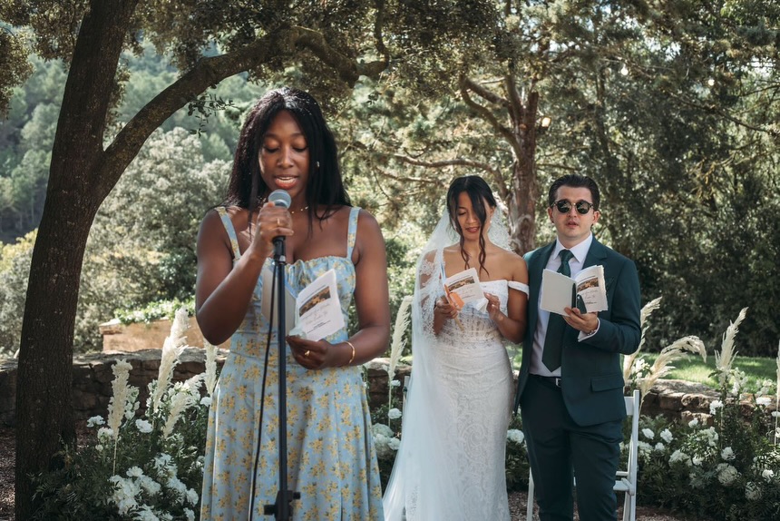 A beautiful intimate wedding in Barcelona, Spain—and our vow booklet-inspired design made it into missalette form! 🤍
A father and daughter dropped by our place—full disclosure: we operate online and don’t accept walk-ins. But that day, timing just worked.
The bride really wanted a handmade cotton paper for her missalette booklets—a project we don’t offer—but her sister worked with us to have it custom made, inspired by the approach we take with our vow booklets. They needed it ASAP. A quick chat, negotiation, a feel of the paper, a few computations… and just like that: decision made, cash paid.
A rare exception, and a sweet reminder that sometimes wedding decisions only need good conversation, paper you can feel, and a little trust. ✨
#brideandbreakfast #brideandbreakfastph #weddingph #invitationph