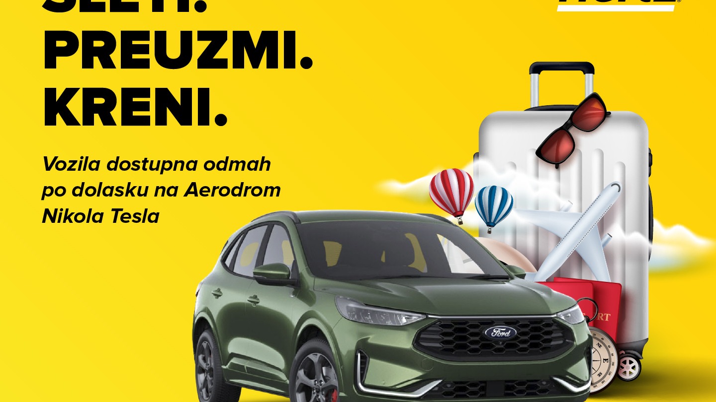 Sletite. Ustanete. I dok ostali još čekaju u redu za taksi ili nervozno proveravaju red vožnje – vi već držite ključeve u ruci i krećete dalje. Sletite. Ustanete. I dok ostali još čekaju u redu za taksi ili nervozno proveravaju red vožnje – vi već držite ključeve u ruci i krećete dalje.